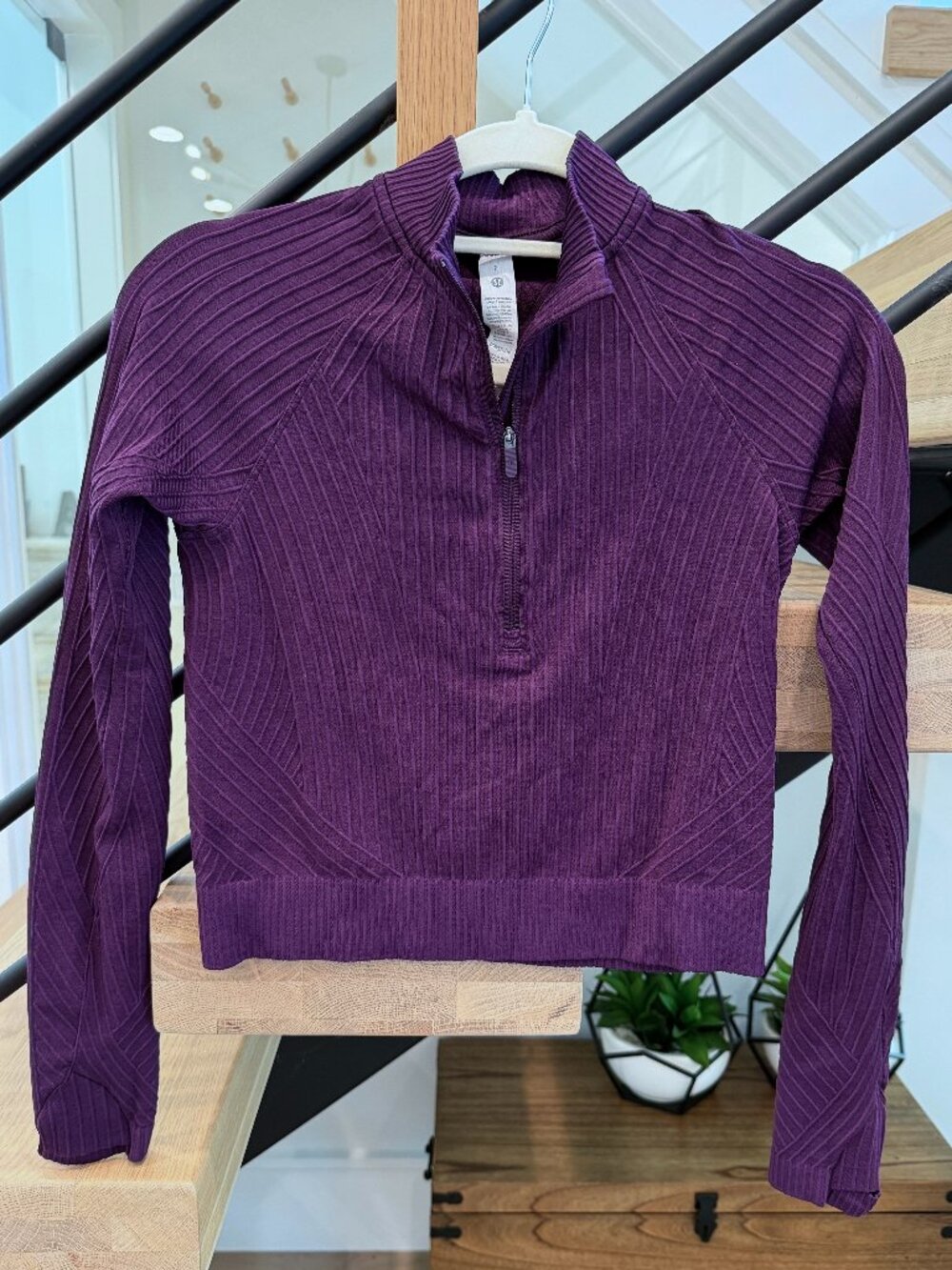 Lululemon Rest Less Cropped Half Zip